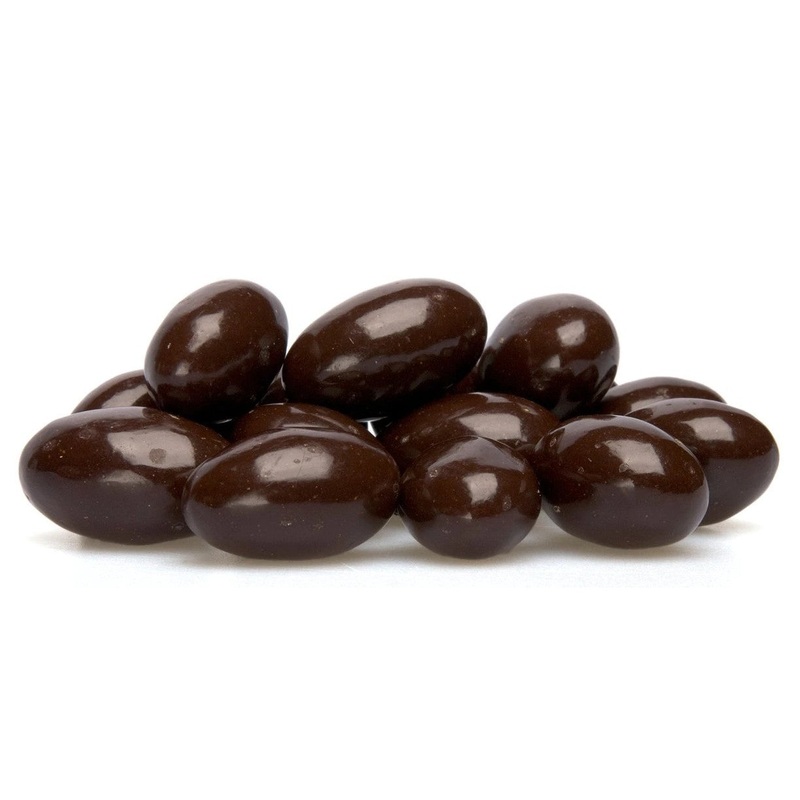No Sugar Added Dark Chocolate Covered Almonds - 2 LB Bulk Bag