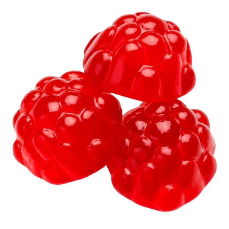 Red Raspberries Gummi Candy - Bulk Bags
