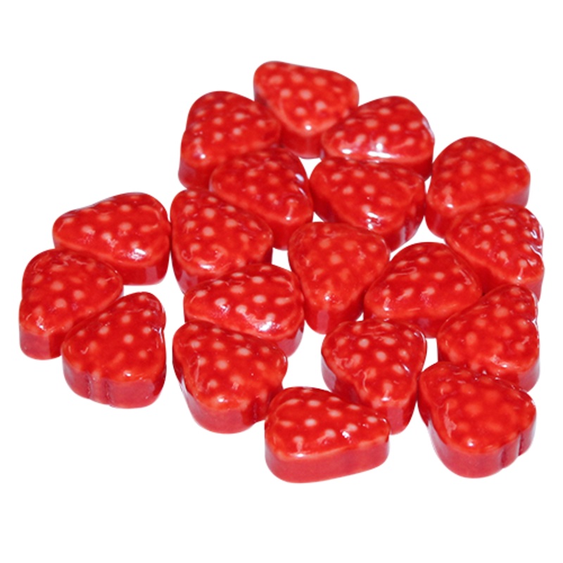 Strawberry Patch Dextrose Pressed Candy 3 lb. Bulk Bag