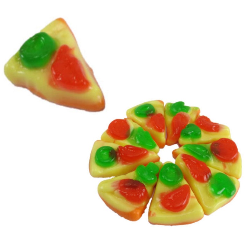 Vidal Gummi Pizza Slices 2.2 lb. Bulk Bag