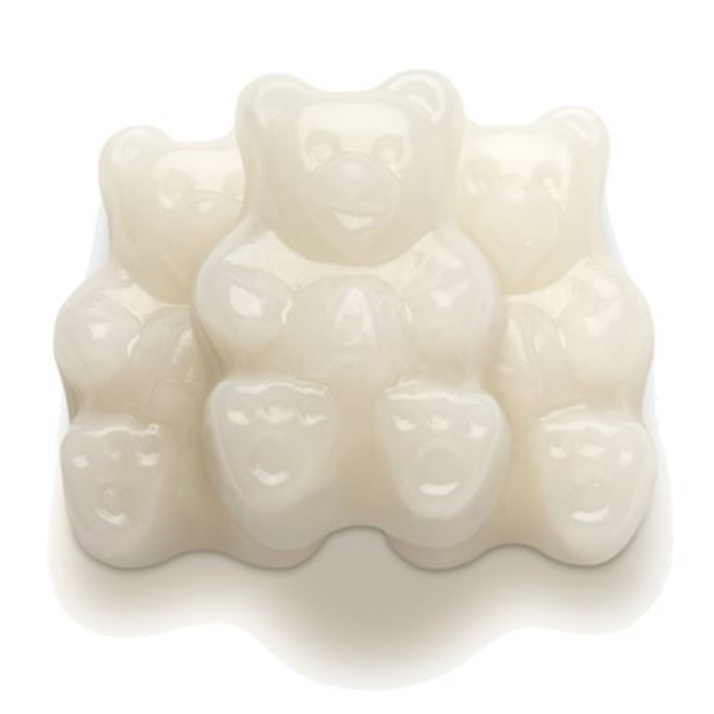 White Strawberry-Banana Gummi Bears - Bulk Bags