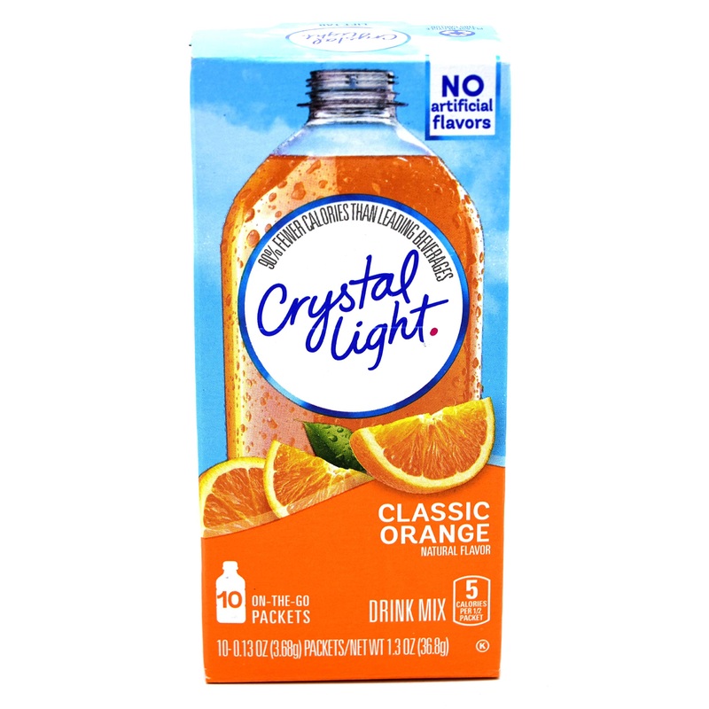 Crystal Light, Drink Mix Classic Orange, 10 Count