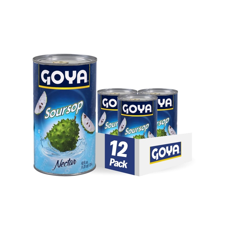 Goya Foods Guanabana Soursop Nectar, 42 Fl Oz (Pack Of 12)