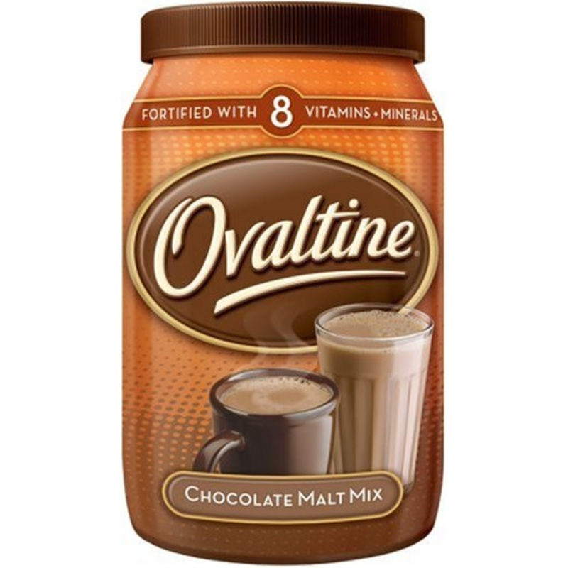 Ovaltine Chocolate Malt Drink Mix, 12-Ounce Container (Pack Of 4)
