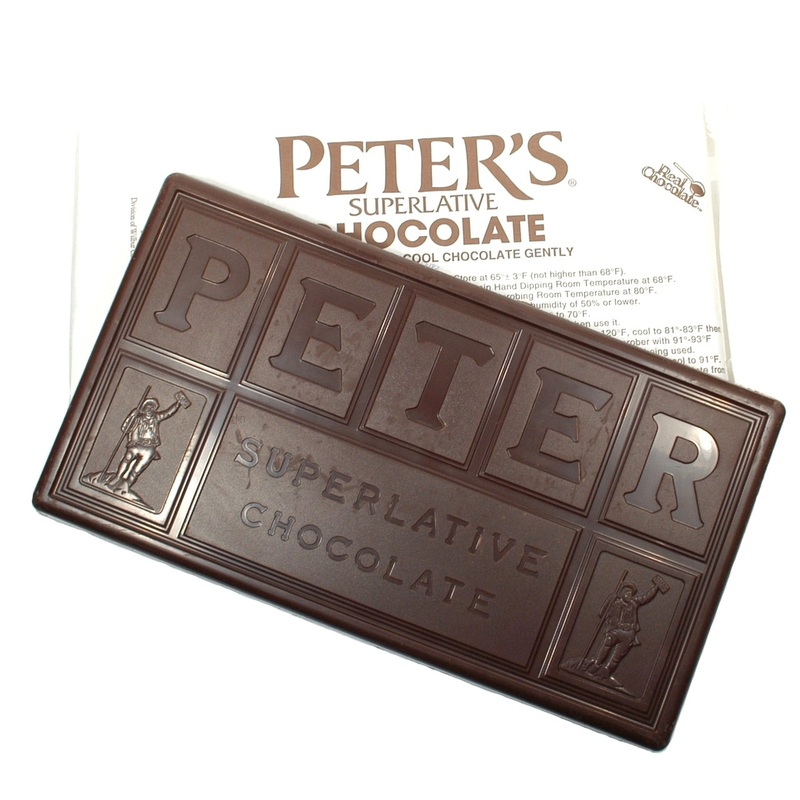 Peter's Burgundy Semisweet Chocolate Block 50 (170 Viscosity) 50 lb CTN