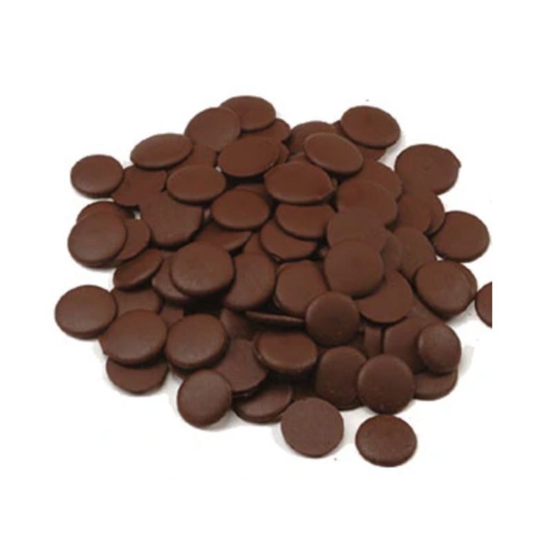 Wilbur W775 Dark Confectionary Coating Wafer 24 (90 Viscosity) 50 lb CTN