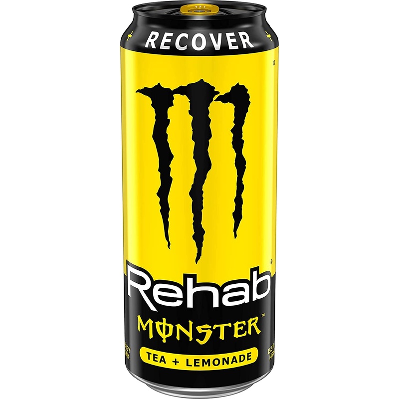 8 Pack - Monster Rehab - Tea + Lemonade + Energy - 15.5Oz.