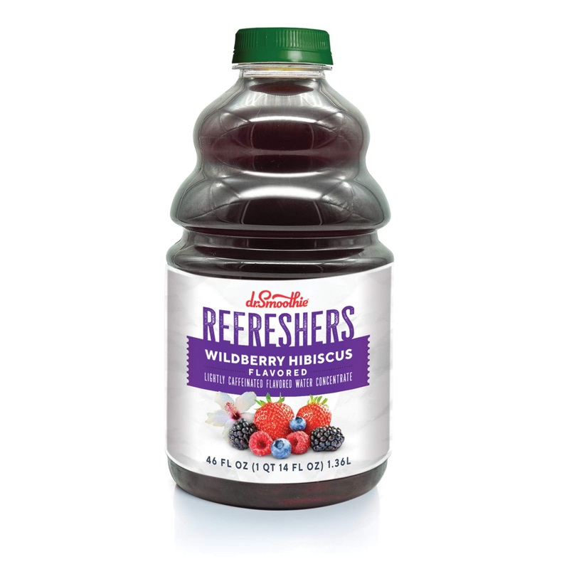 Dr. Smoothie Refreshers Wildberry Hibiscus,, 46 Fl Oz (Pack Of 6)
