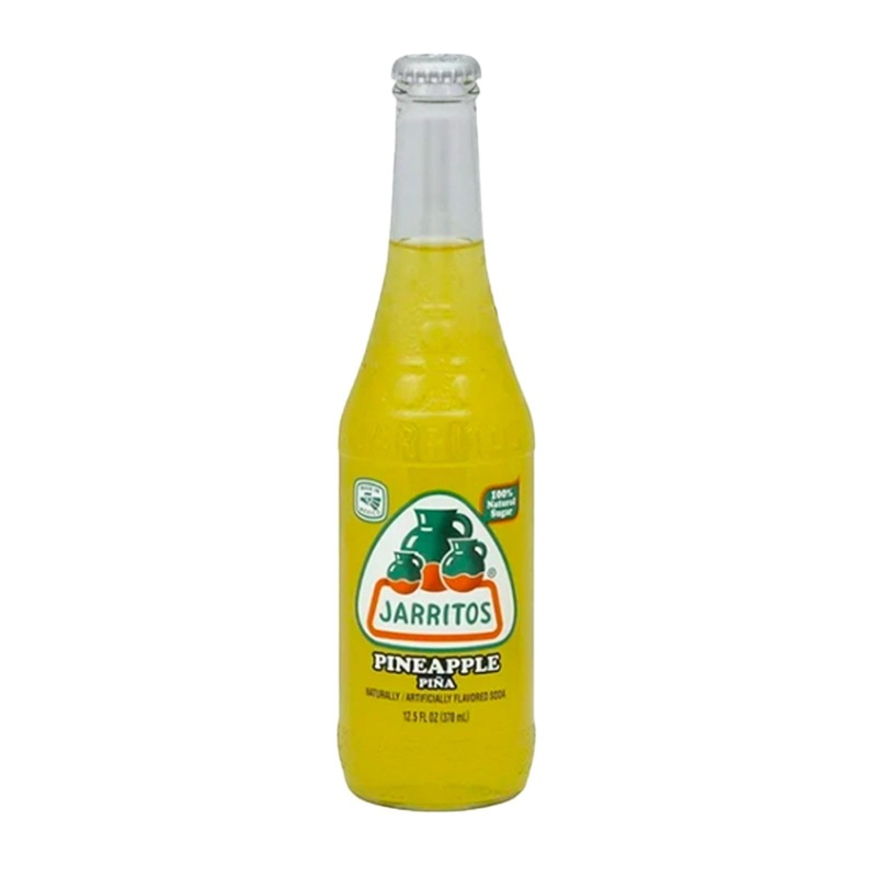 Jarritos Pineapple Mexican Soft Drink 12 Fl Oz Glass Bottles 12 Pack