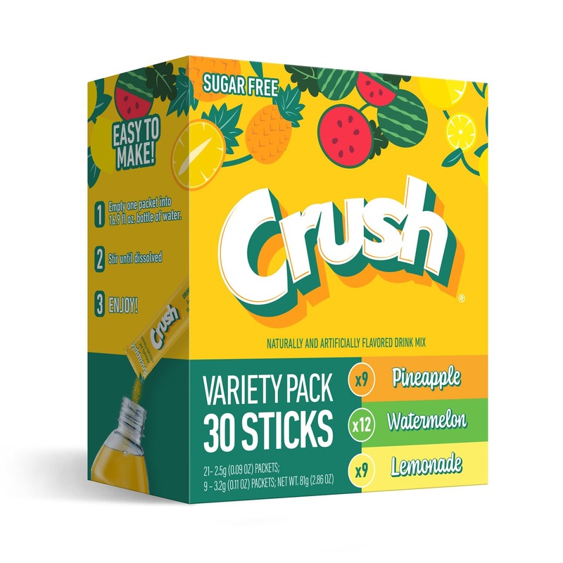 Juicy Mixes Crush 30 Count Variety Pack (Pineapple, Watermelon, Lemonade)