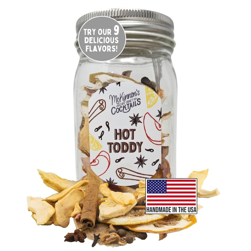 Mckinnons Dry Craft Cocktails Dehydrated Fruits And Herbs, Diy Mixology, Infusion Kit, Mason Jar Serves 8 - 16 Drinks (Hot Toddy