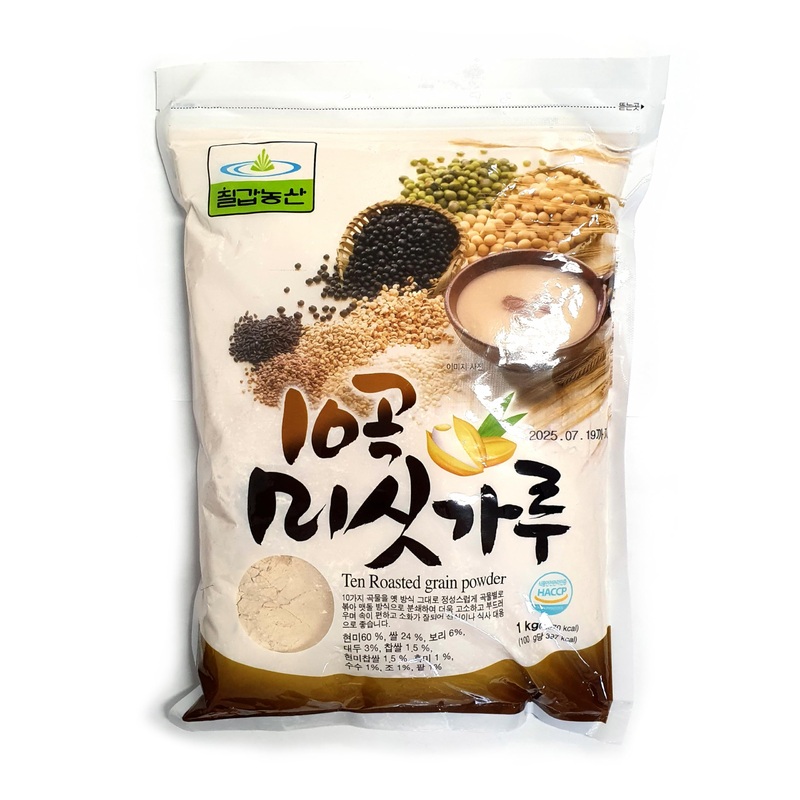 Minecook Mixed Roasted Misugaru 10 Grain Powder, 2.2 Pound Substitute Meal Replacement Powder