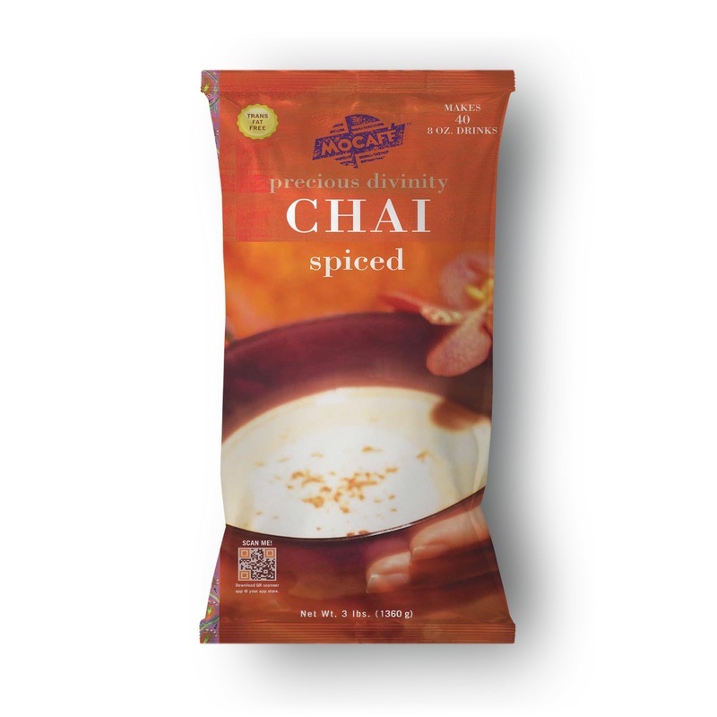 Mocafe Spiced Chai Tea Latte Powder Mix, 3 Pound Bulk Bag
