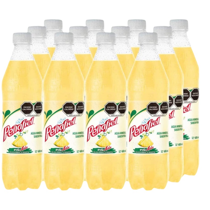 Peafiel (12 Pack) 20.2 Fl Oz - Made In Mexico (Pia - Pineapple)