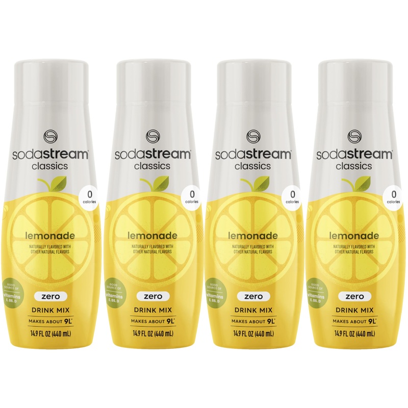 Sodastream Sodastream Zero Lemonade Drink Mix, 14.8 Fl Oz, Pack Of 4