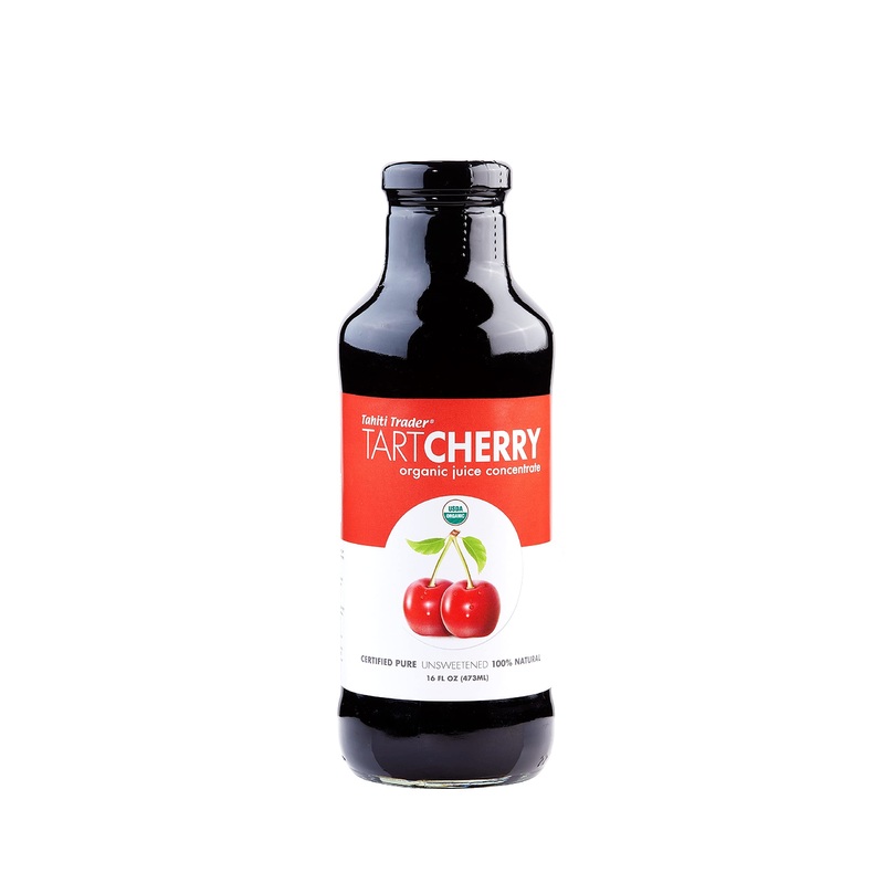 Tahiti Trader Tart Cherry Juice Concentrate - Ready To Drink Organic Superfood Promoting Immune Support & Overall Health - Pure,
