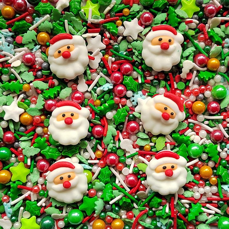 Eastron 1 Bottle Christmas Sprinkles - Christmas Gift Sprinkles - Cookie Decorating - Cake Cupcake Toppers - Candy Dessert Sprin