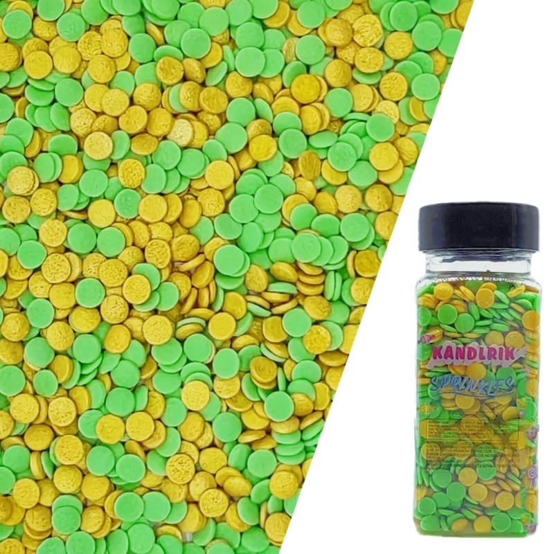 St. Patricks Day Sequins Edible Funfetti Sprinkles Pastel Confetti Confetti Sequins Quin Sprinkles Carnival Sprinkles Decorating