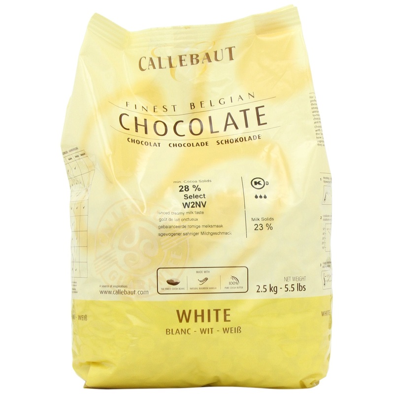 Callebaut - W2 White Chocolate Callets - 5.5 Lb Bag