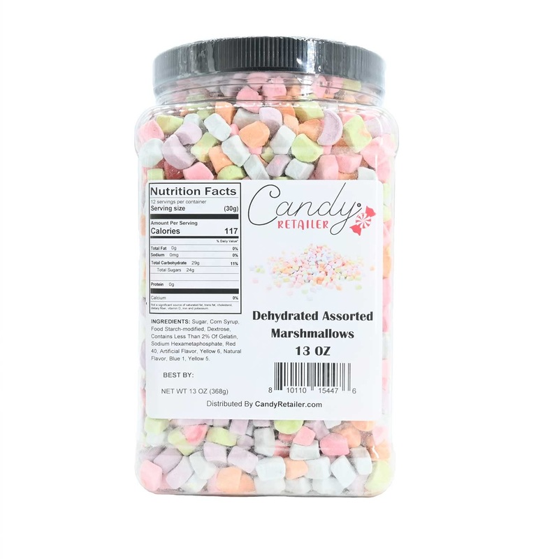 Candy Retailer Dehydrated Marshmallows (Assorted, 13 Ounce)