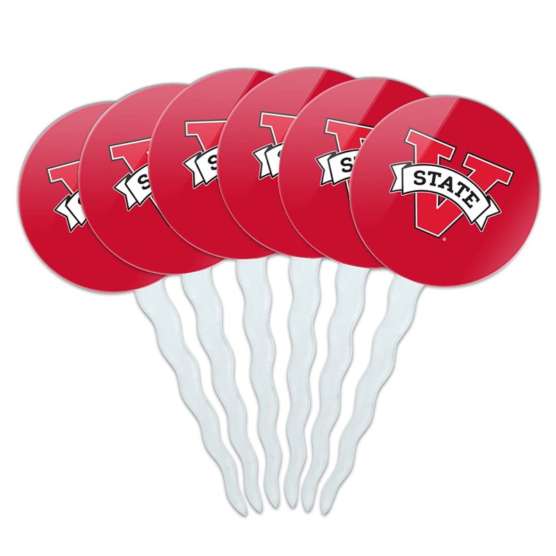 Valdosta Primary Logo Cupcake Picks Toppers Decoration Set Of 6