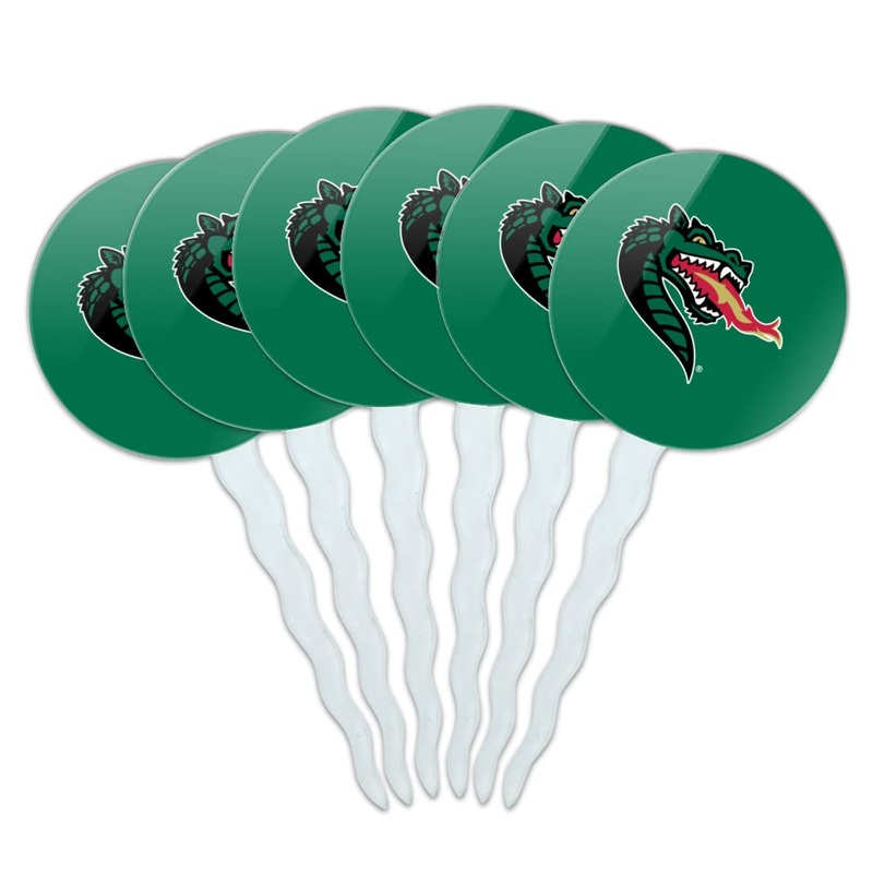 Alabama At Birmingham Primary Logo Cupcake Picks Toppers Decoration Set Of 6