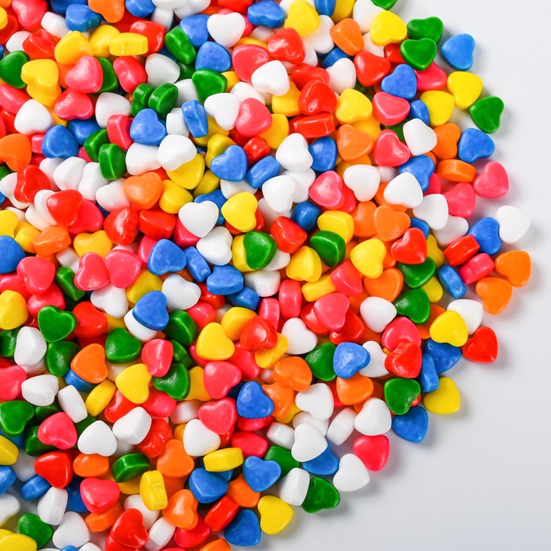 Bayep Rainbow Sprinkles For Cake Decorating Heart Bulk Candy For Ice Cream, Cookies, Baking, Cupcake Topper Colorful Sprinkles P