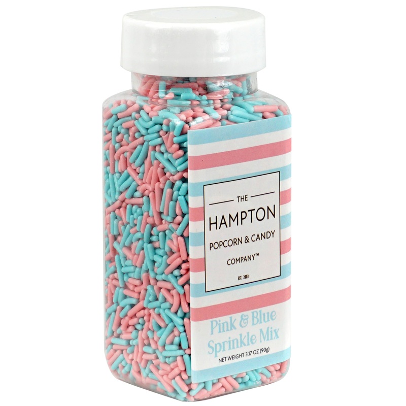 Blue & Pink Sprinkles Jimmies 3.17 Oz, Gender Reveal Candy, Pink And Blue Candy, Sprinkles For Cake Decorating, Cake Sprinkles,