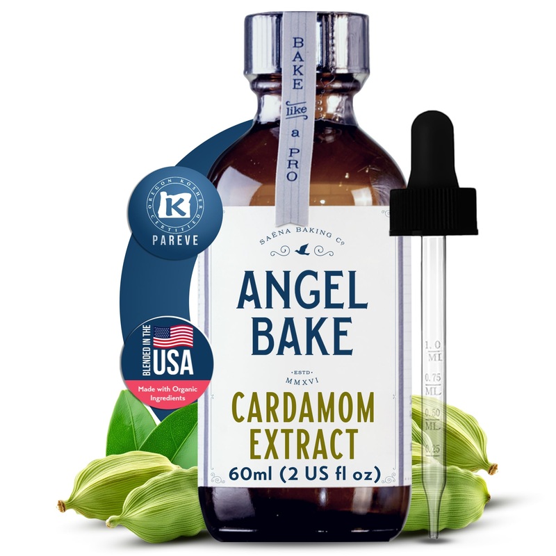 Pure Cardamom Extract For Baking And Mixology - Premium Natural Flavoring For Cooking, Desserts, And Beverages - Kosher, Keto Fr