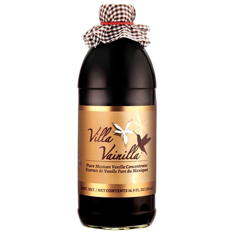 Villa Vainilla Pure Vanilla Concentrate- Premium, Real, Natural, Gourmet Flavor From Mexico (16.9 Fl Oz Vanilla Concentrate)