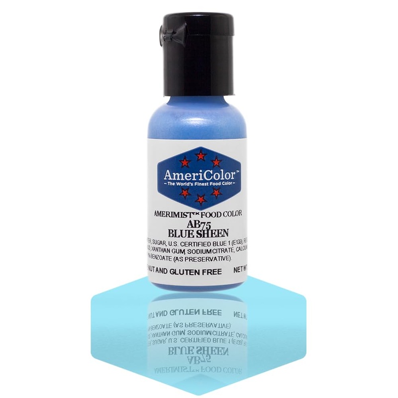 Americolor Amerimist Airbrush Color .65 Ounce, Blue Pearl Sheen