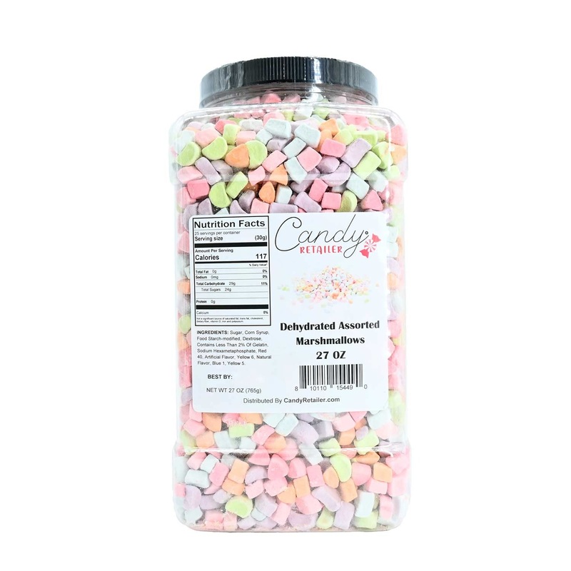 Candy Retailer Dehydrated Marshmallows (Assorted, 27 Ounce)