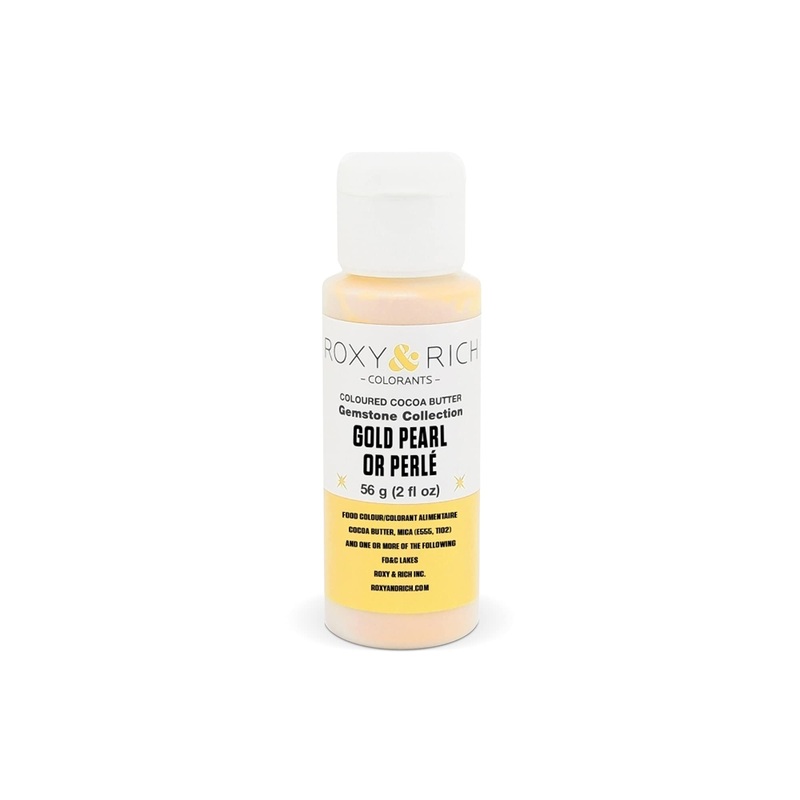 Chocolats Roxy & Rich Cocoa Butter - Gold Pearl - 2 Oz