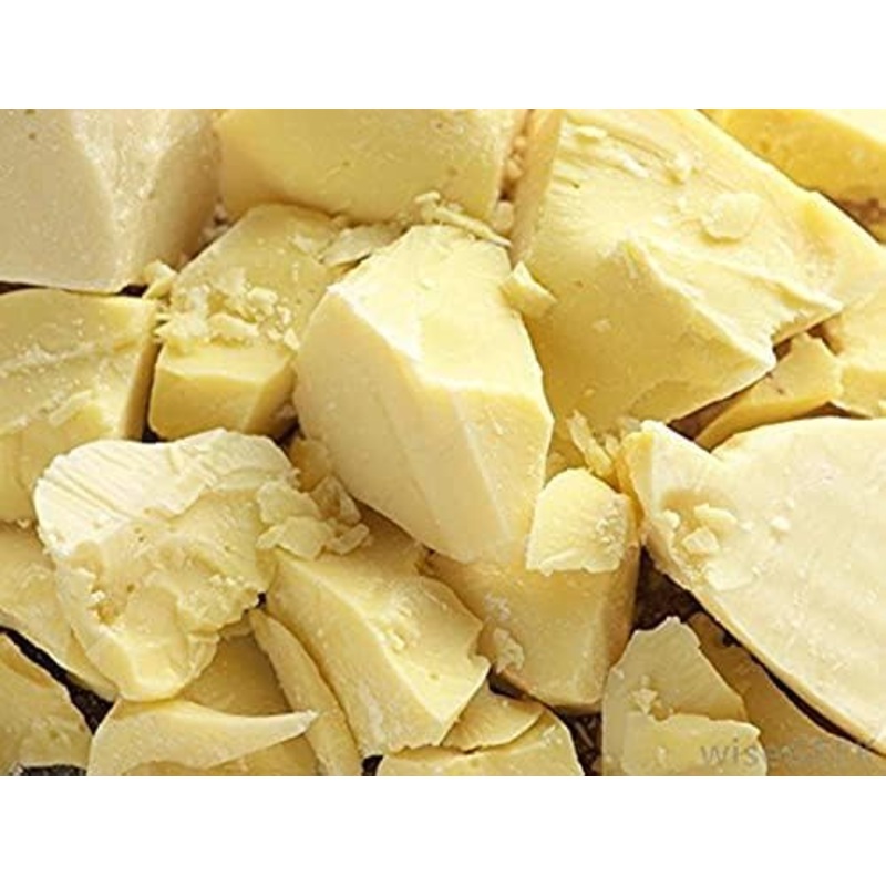 Raw Cocoa Butter Pure 100% Fresh (2 Lb) By Caribbean Coastal Delights