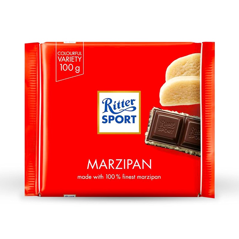 Ritter Sport Marzipan 100 G (Pack Of 8)