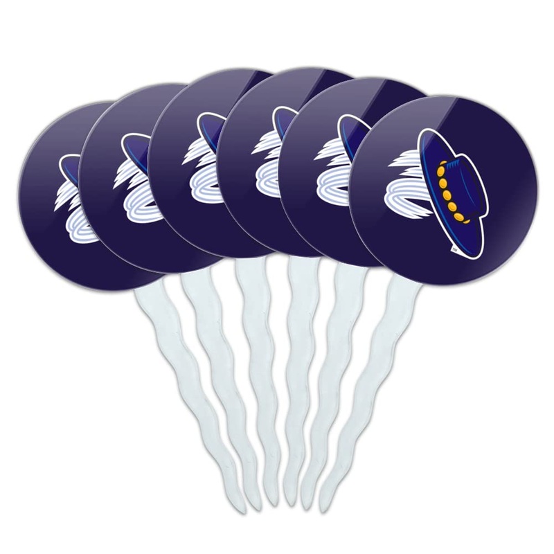 Uc Santa Barbara Primary Logo Cupcake Picks Toppers Decoration Set Of 6