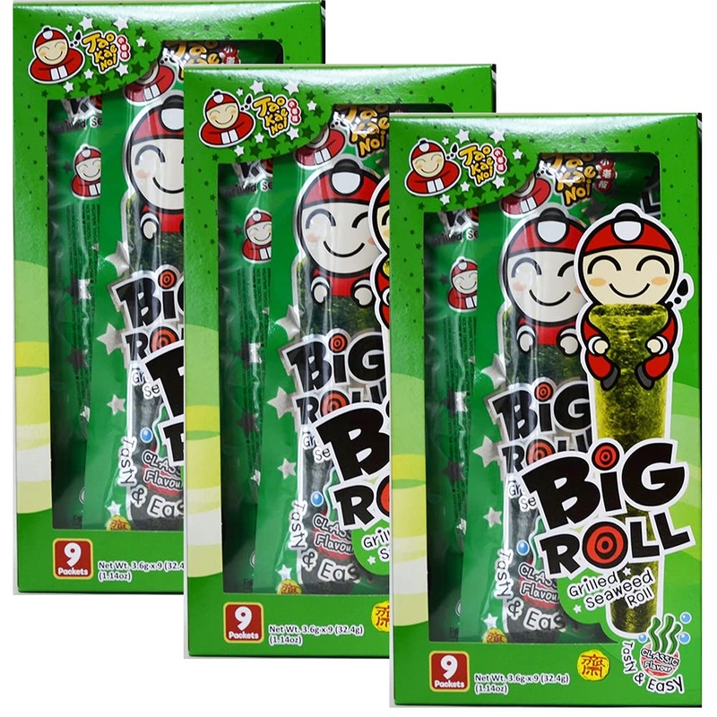 Big Roll Grilled Seaweed Roll (Classic, 3 Box)