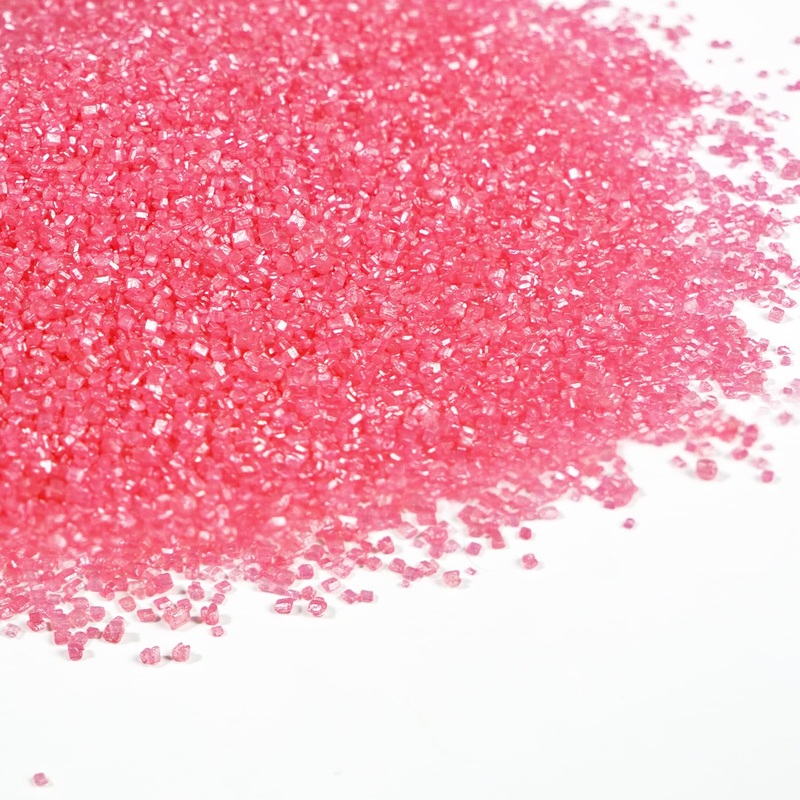 Pink Sanding Sugar Sprinkles, Food Grade, 150G, Edible Sprinkles For Cupcake Decorating, Cake Toppers, Sprinkles Decoration, Ice