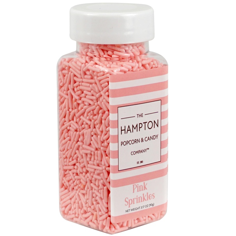 Pink Sprinkles Jimmies 3.17 Oz, Sprinkles For Cake Decorating, Cake Sprinkles, Sprinkles For Baking, Ice Cream & More, The Hampt