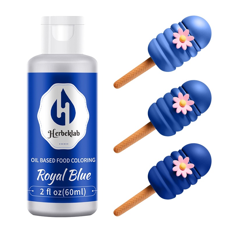 Royal Blue Oil Based Food Coloring For Chocolate 2 Fl Oz Professional Concentrated Royal Blue Oil Food Dye For Melting Chocolate