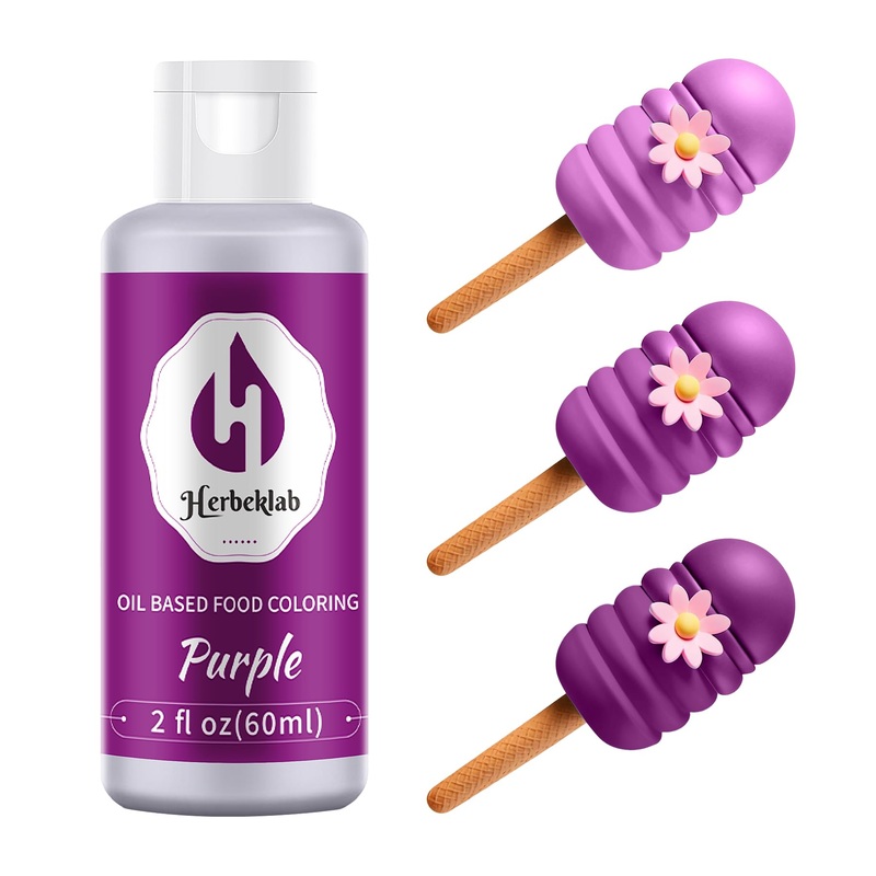 Purple Oil Based Food Coloring For Chocolate 2 Fl Oz Professional Concentrated Purple Oil Food Dye For Melting Chocolate Candy M