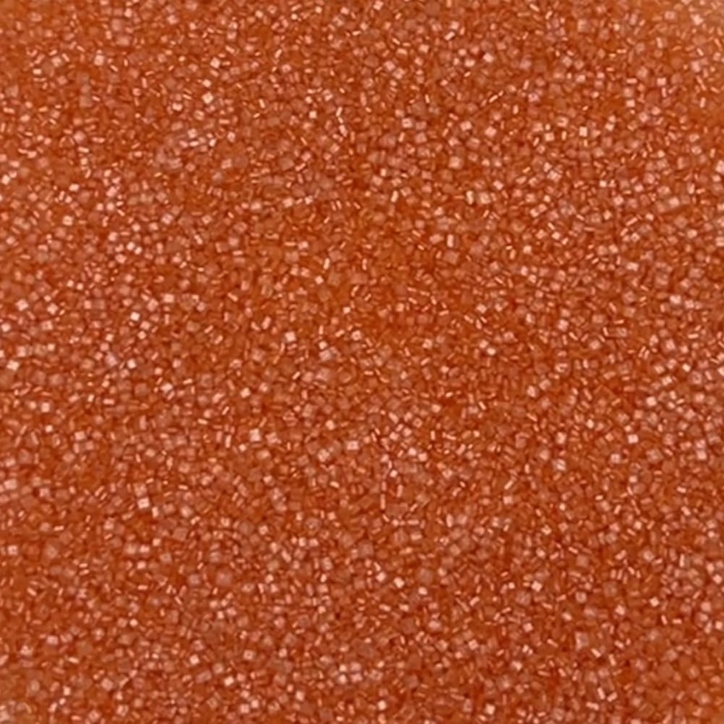 Senchanting Orange Sanding Sugar Sprinkles, Edible Crystal Orange Sanding Candy Sugar For Cake Decorating Wedding Party Baking C