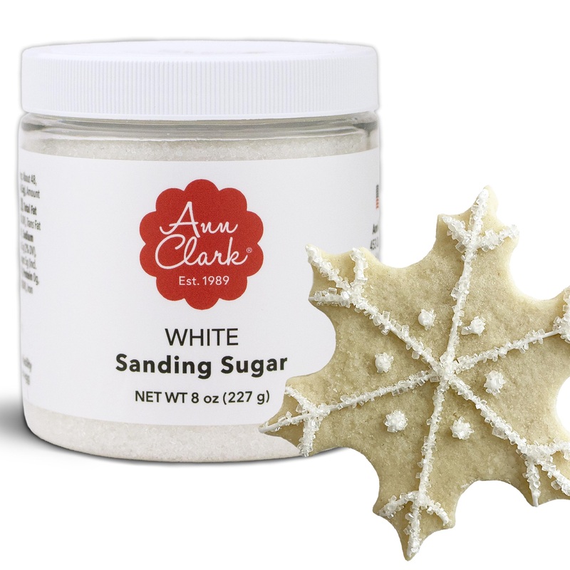 Ann Clark White Sanding Sugar, 8 Oz