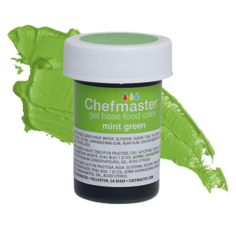 Chefmaster Mint Green Gel Food Coloring | Vibrant Color | Professional-Grade Dye For Icing, Frosting, Fondant | Baking & Decorat