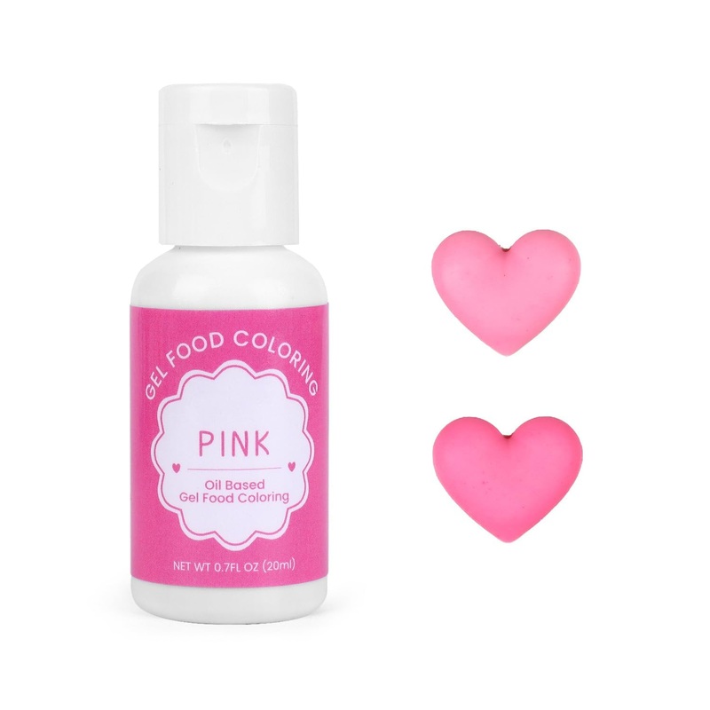 Oil Based Food Coloring For Chocolate, 20Ml Edible Pink Oil Based Food Coloring Gel For Cake Decorating, Sugar, Candy Melts, Bak