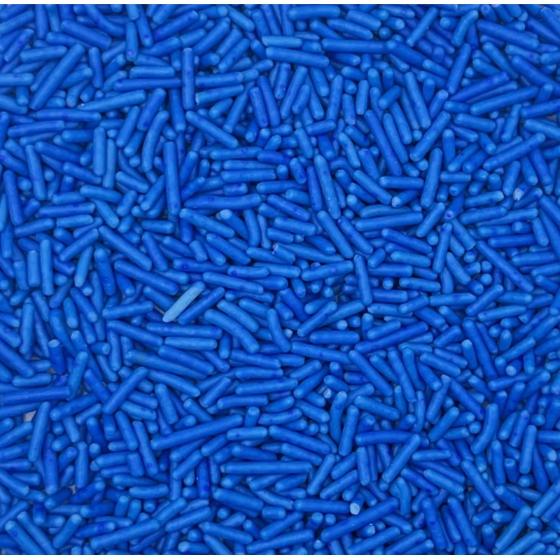 Sentovac Edible Blue Jimmies Sprinkles For Cake Decorating Baking | Cupcake Cookie And Ice Cream Toppers Cake Decorations| Celeb