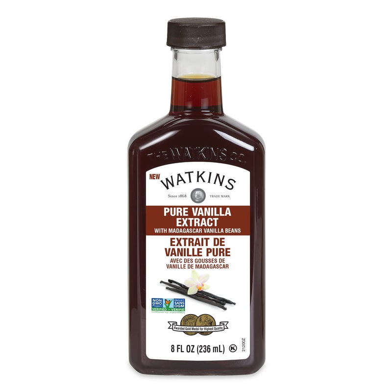 Watkins Pure Vanilla Extract, Non-Gmo, Kosher, 8 Oz Bottle, 1-Pack