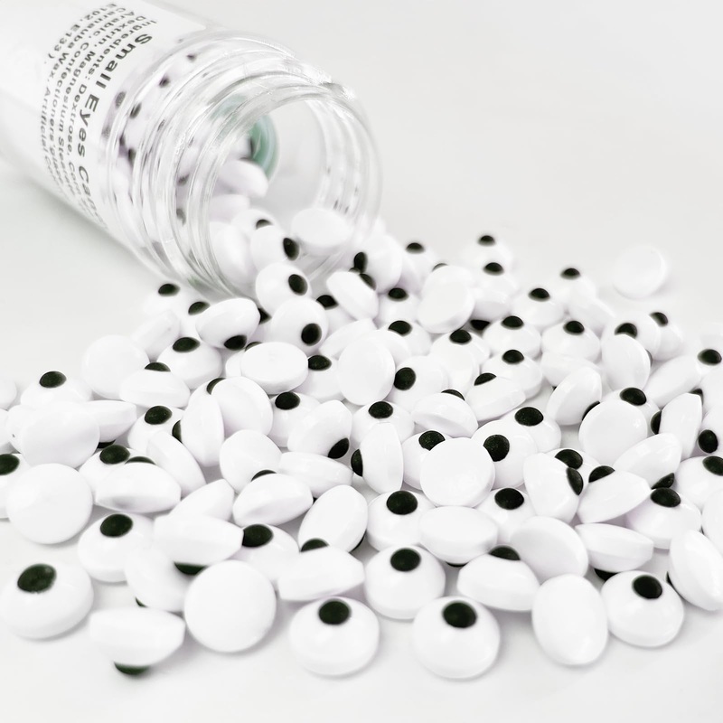 1Cm Eyes Candy Eyeballs, Cake, Cupcake, Cookie And Diy Dessert Toppers 130G/4.6Oz, Edible Halloween Sprinkles For Cake Decoratin