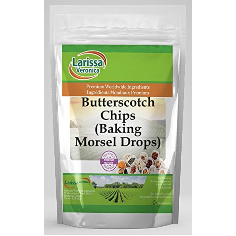 Butterscotch Chips (Baking Morsel Drops) (8 Oz, Zin: 524667) - 2 Pack