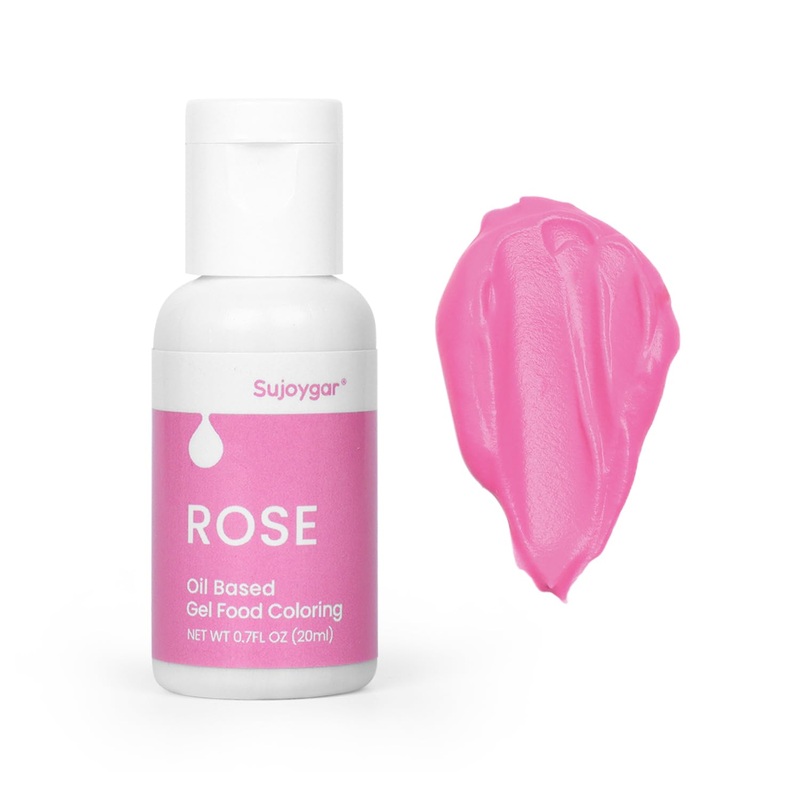 Oil Based Food Coloring For Chocolate, Rose, Food Grade 20Ml, Edible Oil Food Dye For Baking, Cupcake & Fondant, Icing